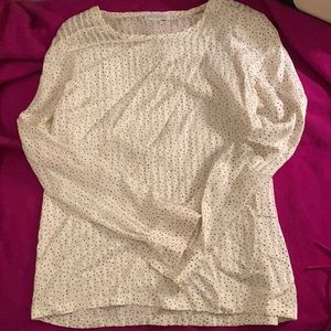 Spotted Silk Equipment Blouse